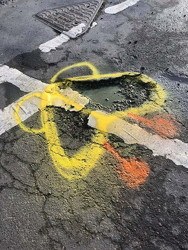 Painted Pothole