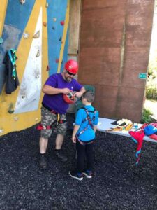 Beavers doing climbing