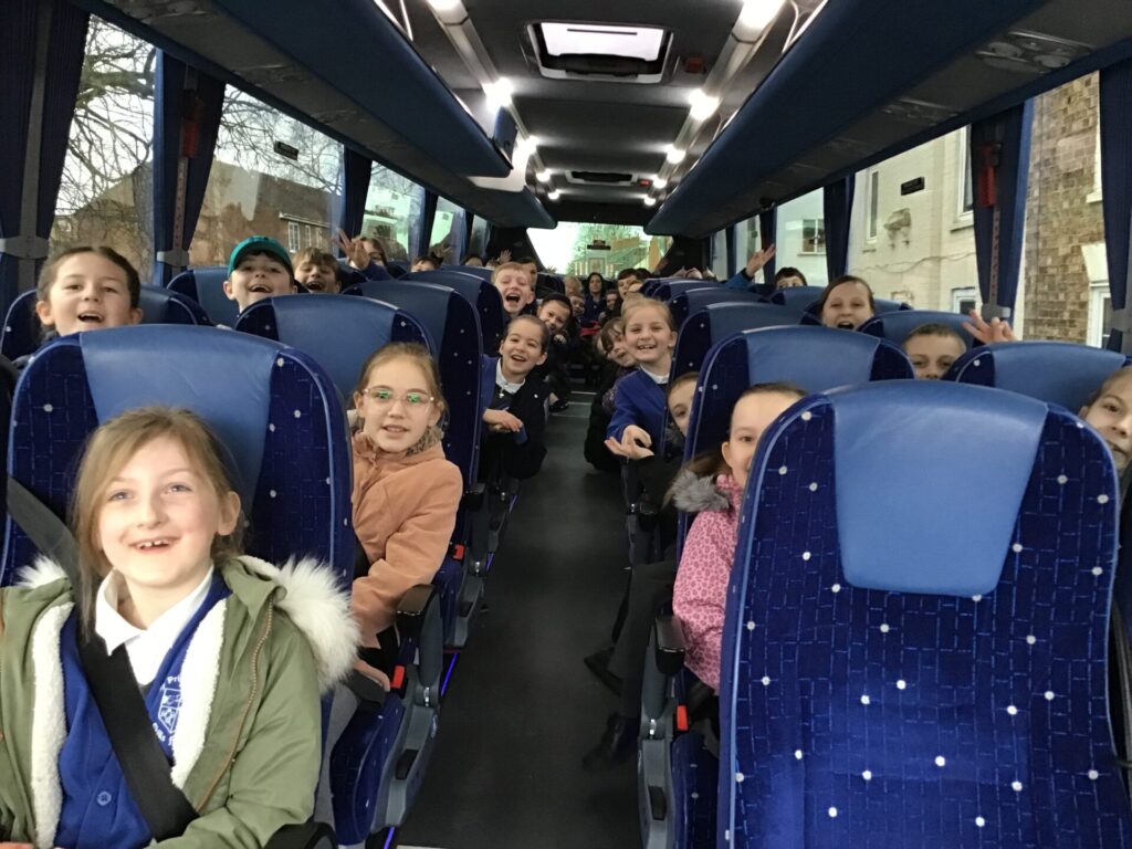 Spilsby Primary pupils excited for their trip to see Hamlet for World Book Day