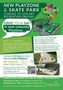playzone and skatepark meeting poster